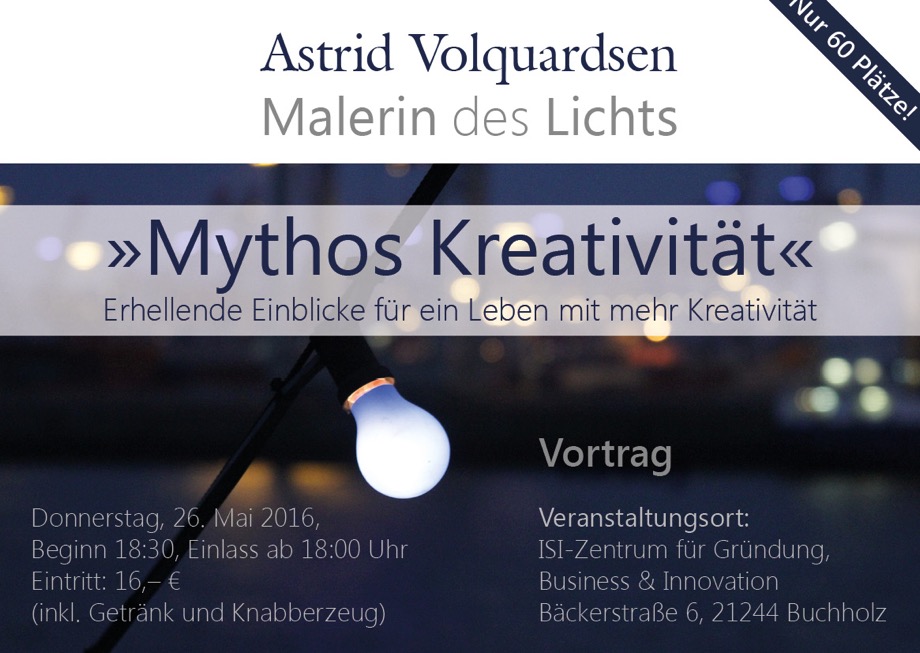 Astrid Volquardsen - Vortrag Mythos Kreativität
